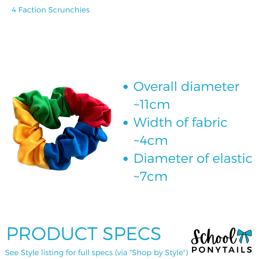 Custom Scrunchies - 4 Colours - Min. 10pc Bundle {Pre-Order} - Ponytails and Fairytales
