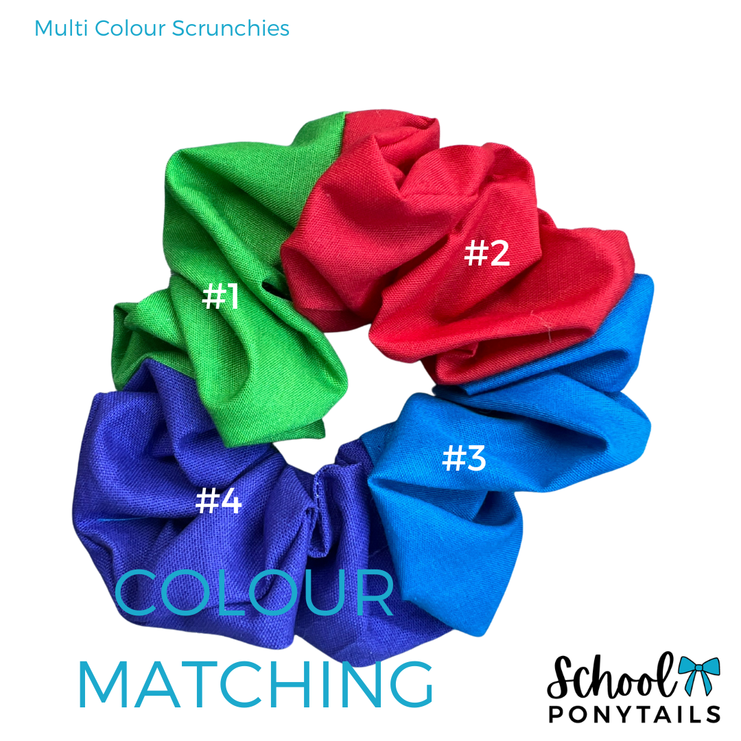 Custom Scrunchies - 4 Colours - Min. 10pc Bundle {Pre-Order} - Ponytails and Fairytales