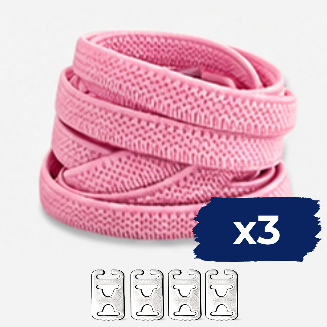 No Tie Elastic Shoelaces - Ponytails and Fairytales