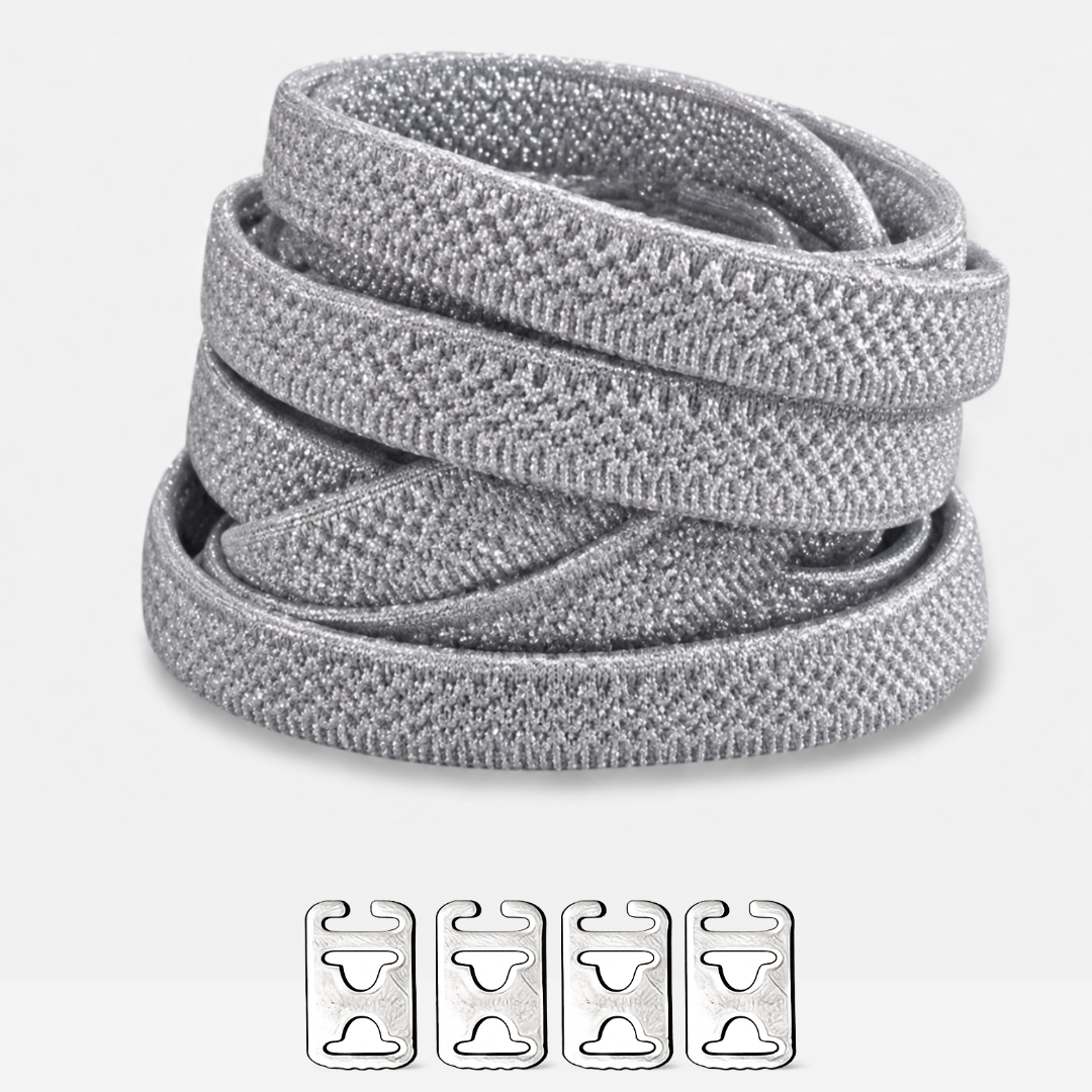 No Tie Elastic Shoelaces - Ponytails and Fairytales