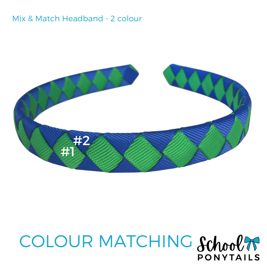 Teal & Navy Hair Accessories