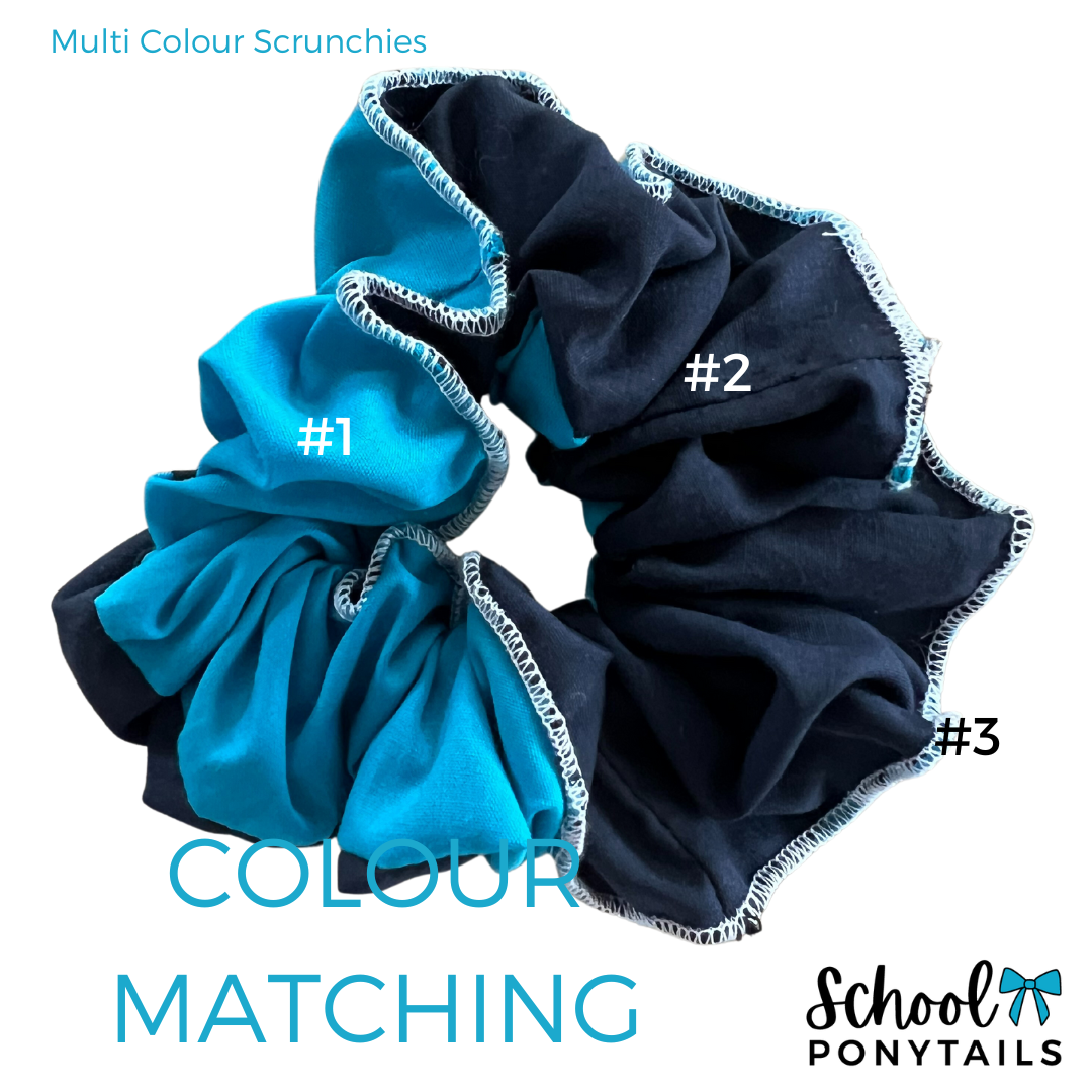 Custom Scrunchies - 2 Colours - Min. 10pc Bundle {Pre-Order} - Ponytails and Fairytales