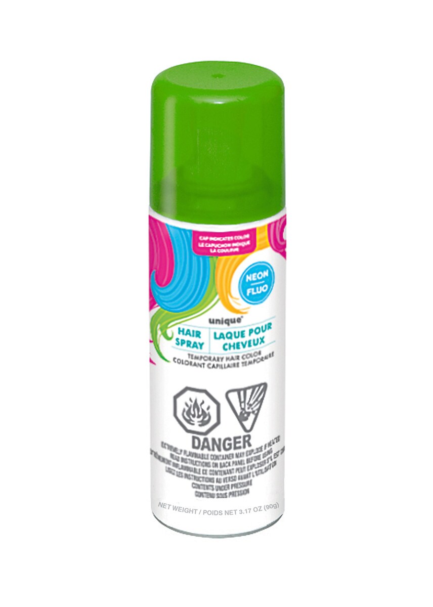 Green Coloured Hair Spray 85-100g - Ponytails and Fairytales