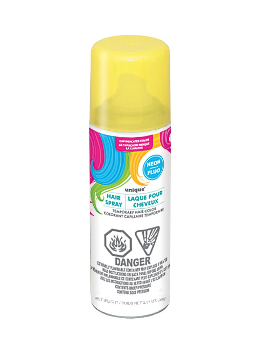 Yellow Coloured Hair Spray 85-100g - Ponytails and Fairytales