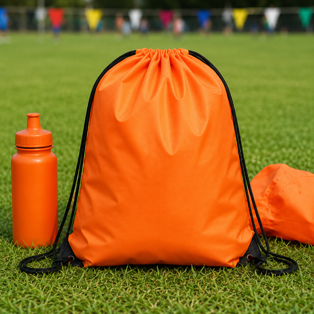 Personalised Sports & Library Drawstring Bag - Ponytails and Fairytales