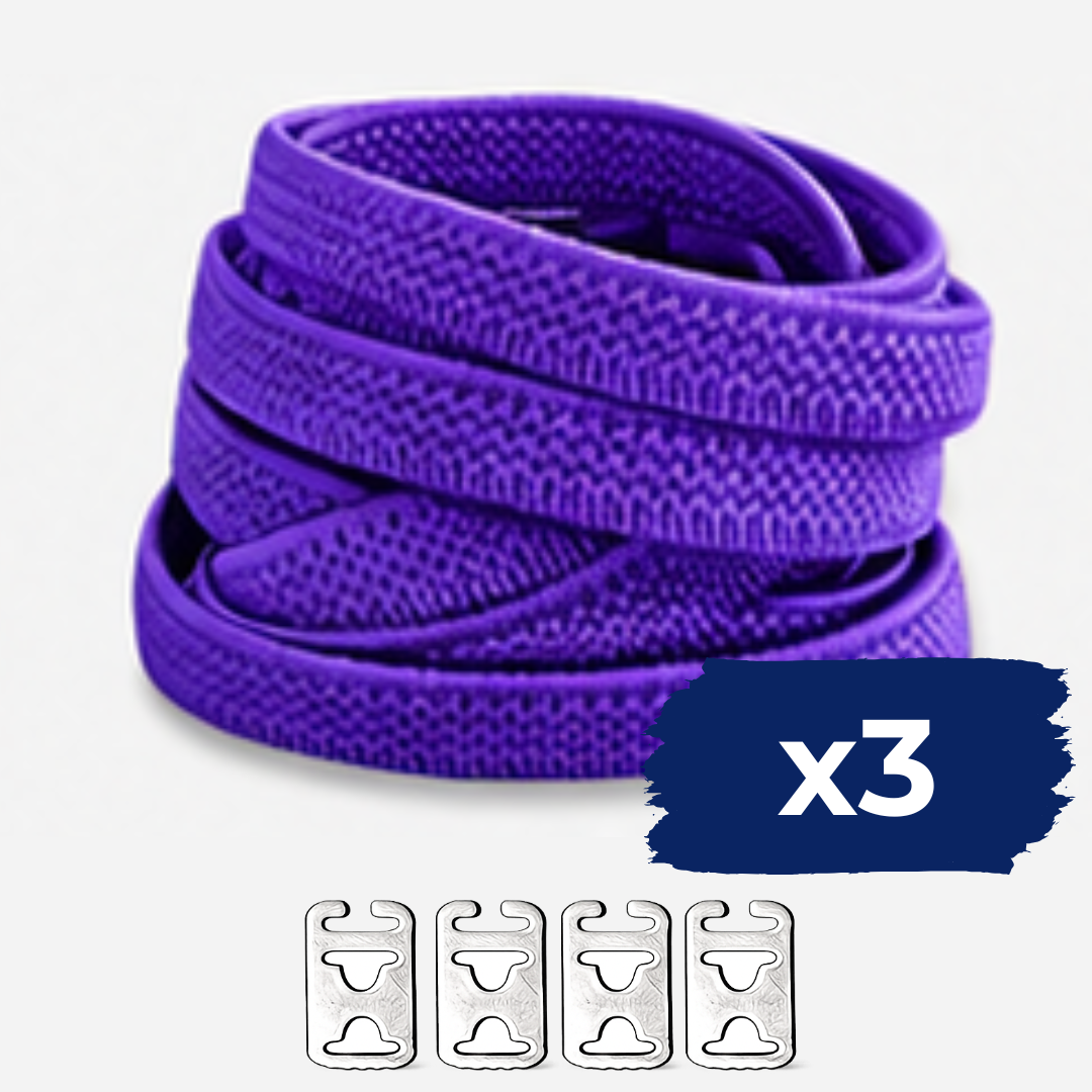 No Tie Elastic Shoelaces - Ponytails and Fairytales