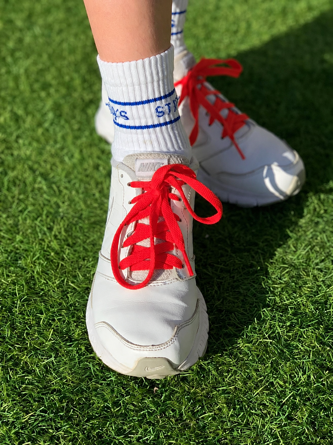 Red Shoelaces - Ponytails and Fairytales