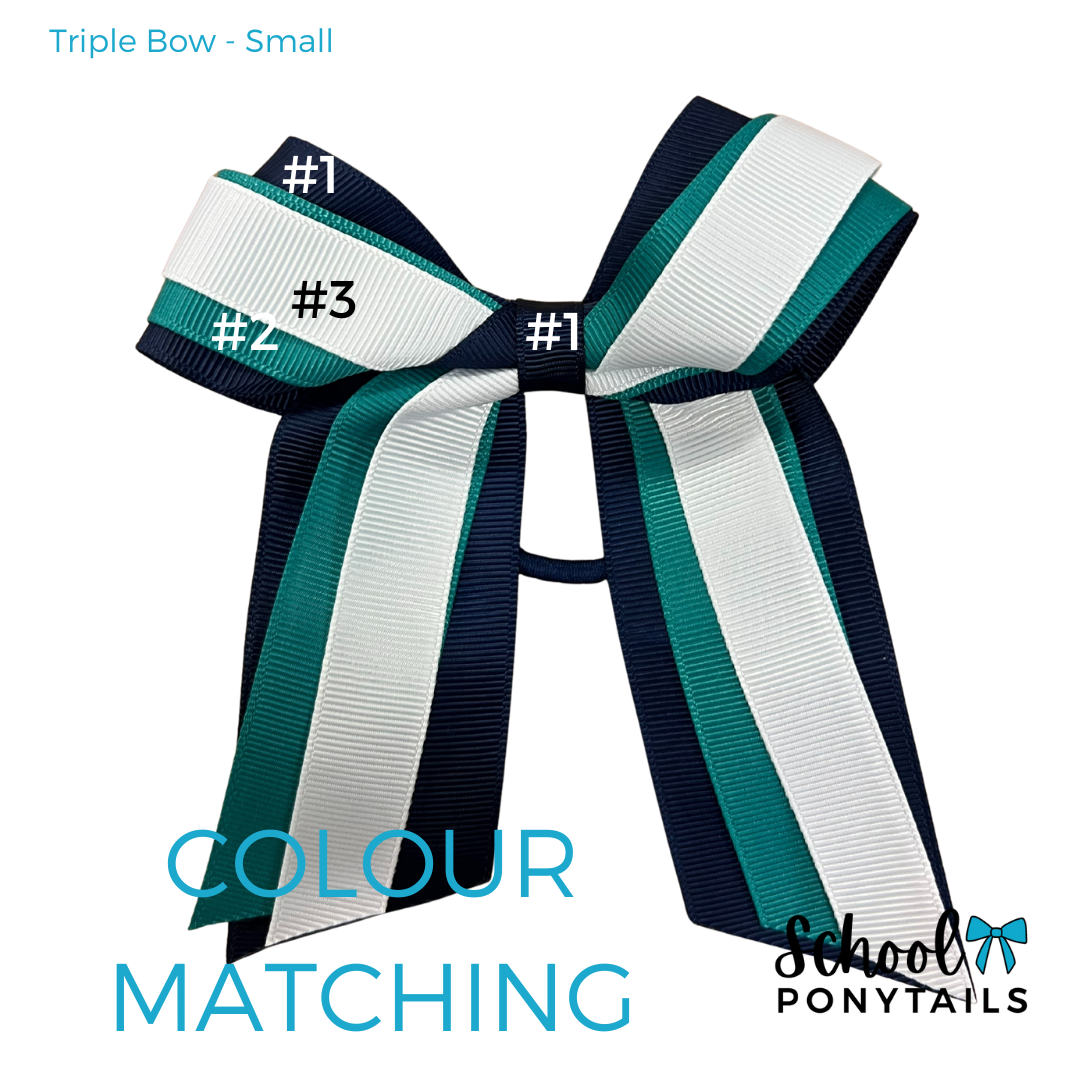 Triple Layer Cheer Bow - Large {Pre-order} - Ponytails and Fairytales