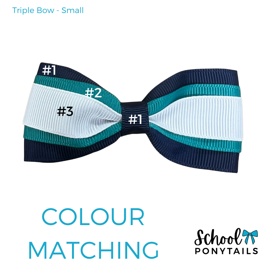 Triple Layer Bow - Small {Pre-order} - Ponytails and Fairytales