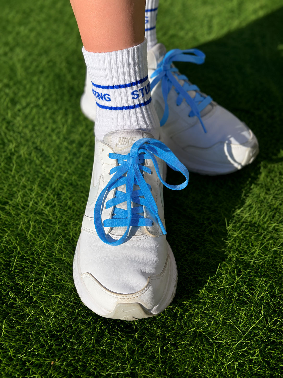 Turquoise Shoelaces - Ponytails and Fairytales