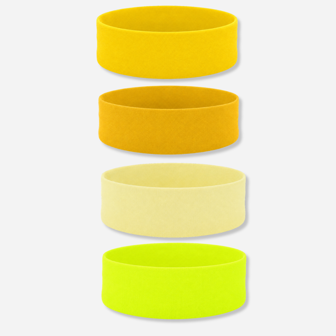 Yellow Stretch Headband - Ponytails and Fairytales