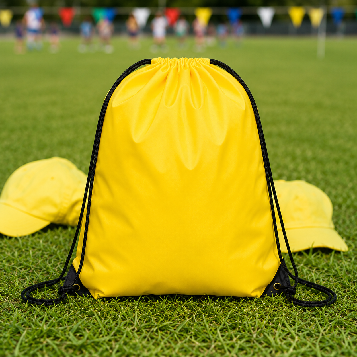Personalised Sports & Library Drawstring Bag - Ponytails and Fairytales