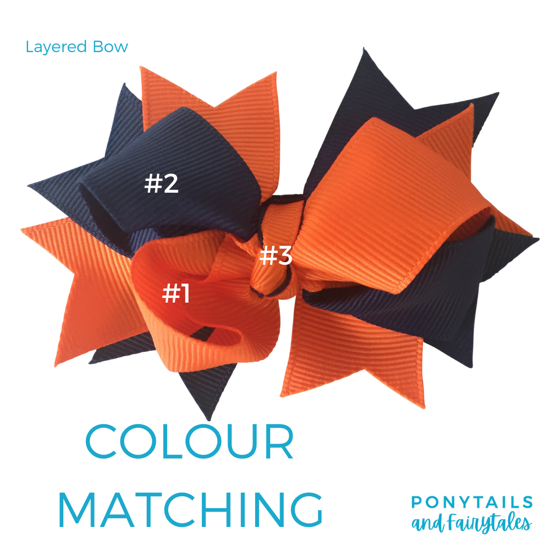 Teal & Navy Hair Accessories