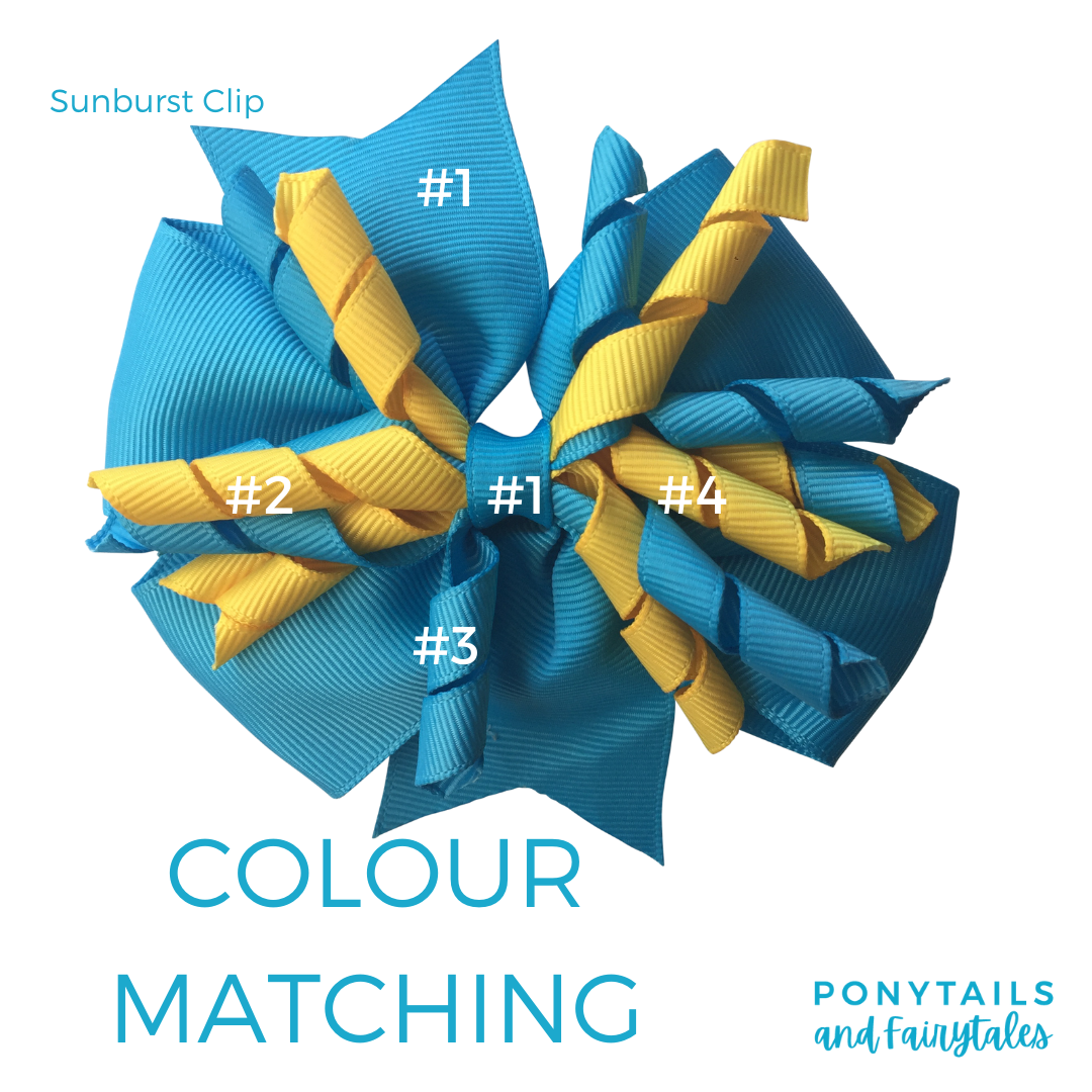 Teal & Navy Hair Accessories