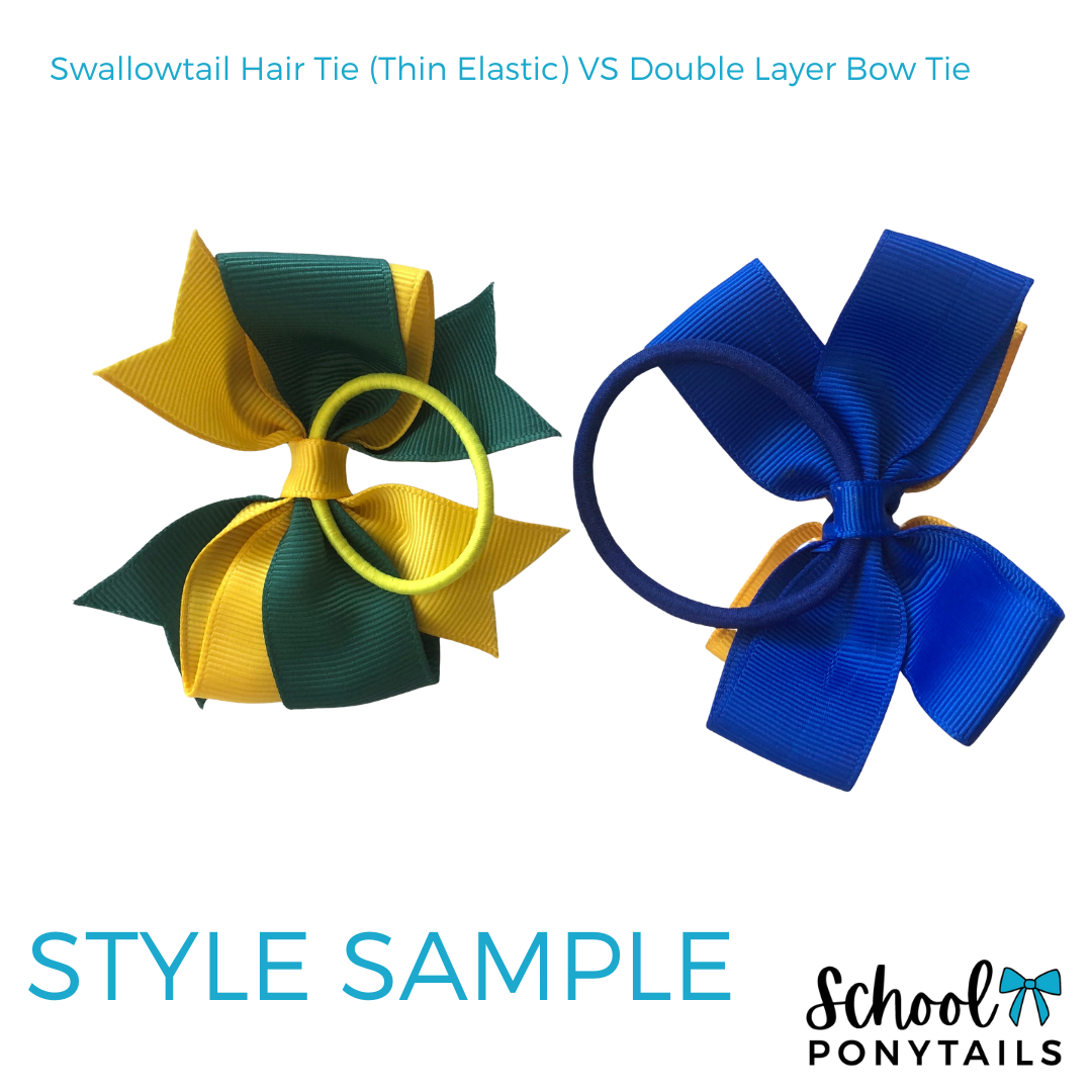 Jade & Red & Royal Blue & White Hair Accessories - Ponytails and Fairytales