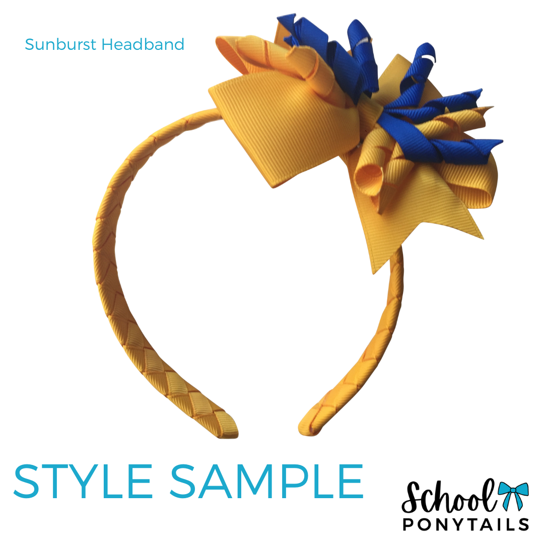 Red & Navy Hair Accessories - Ponytails and Fairytales