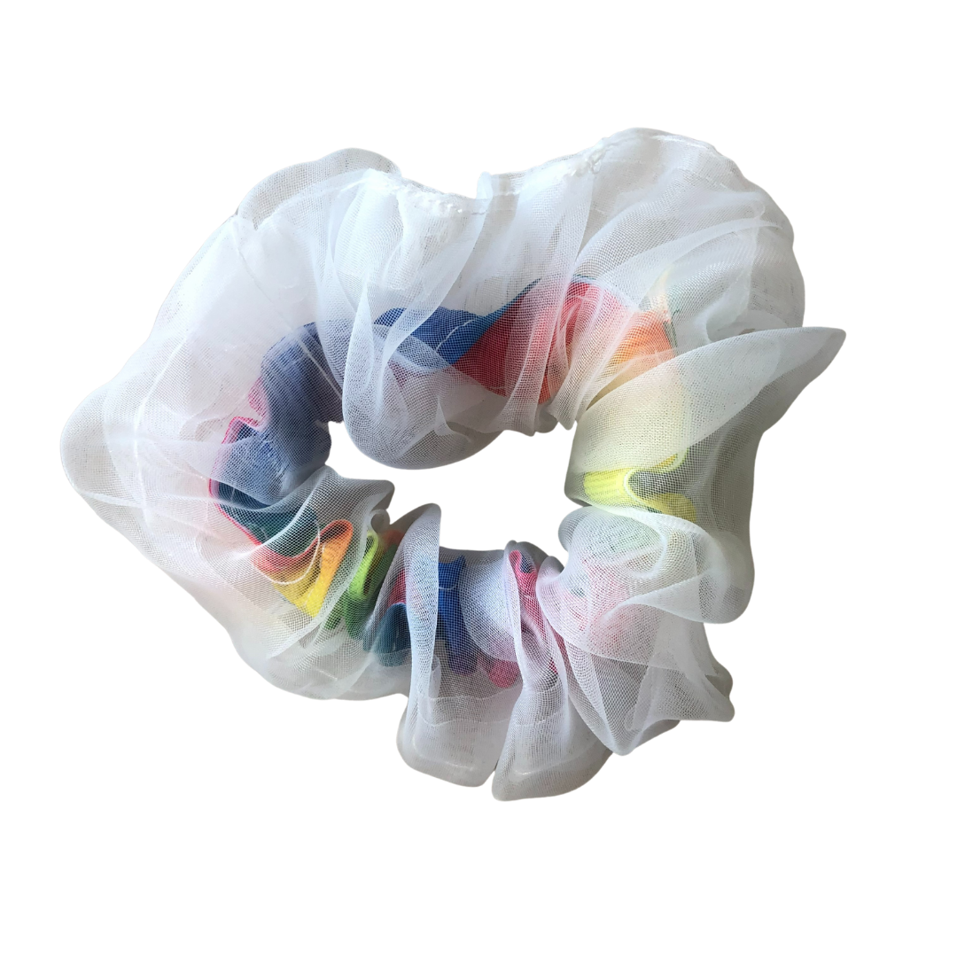 Rainbow Scrunchie