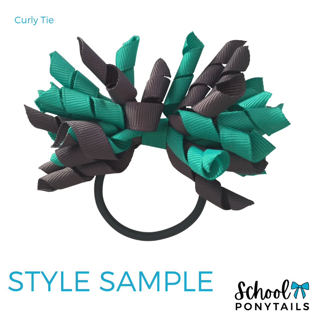 Candy Pink & Turquoise & Grape Hair Accessories - Ponytails and Fairytales