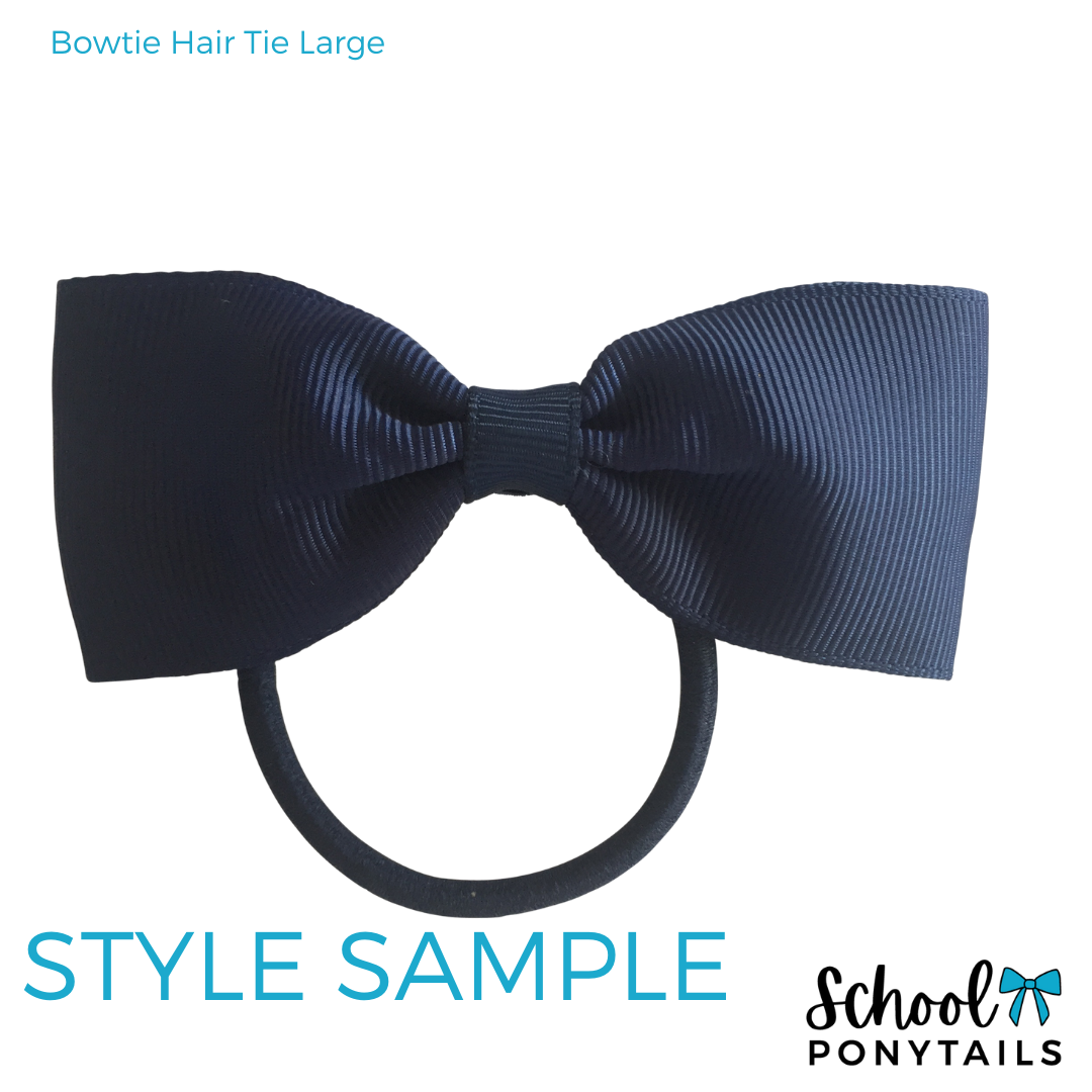 Red & Navy Hair Accessories - Ponytails and Fairytales