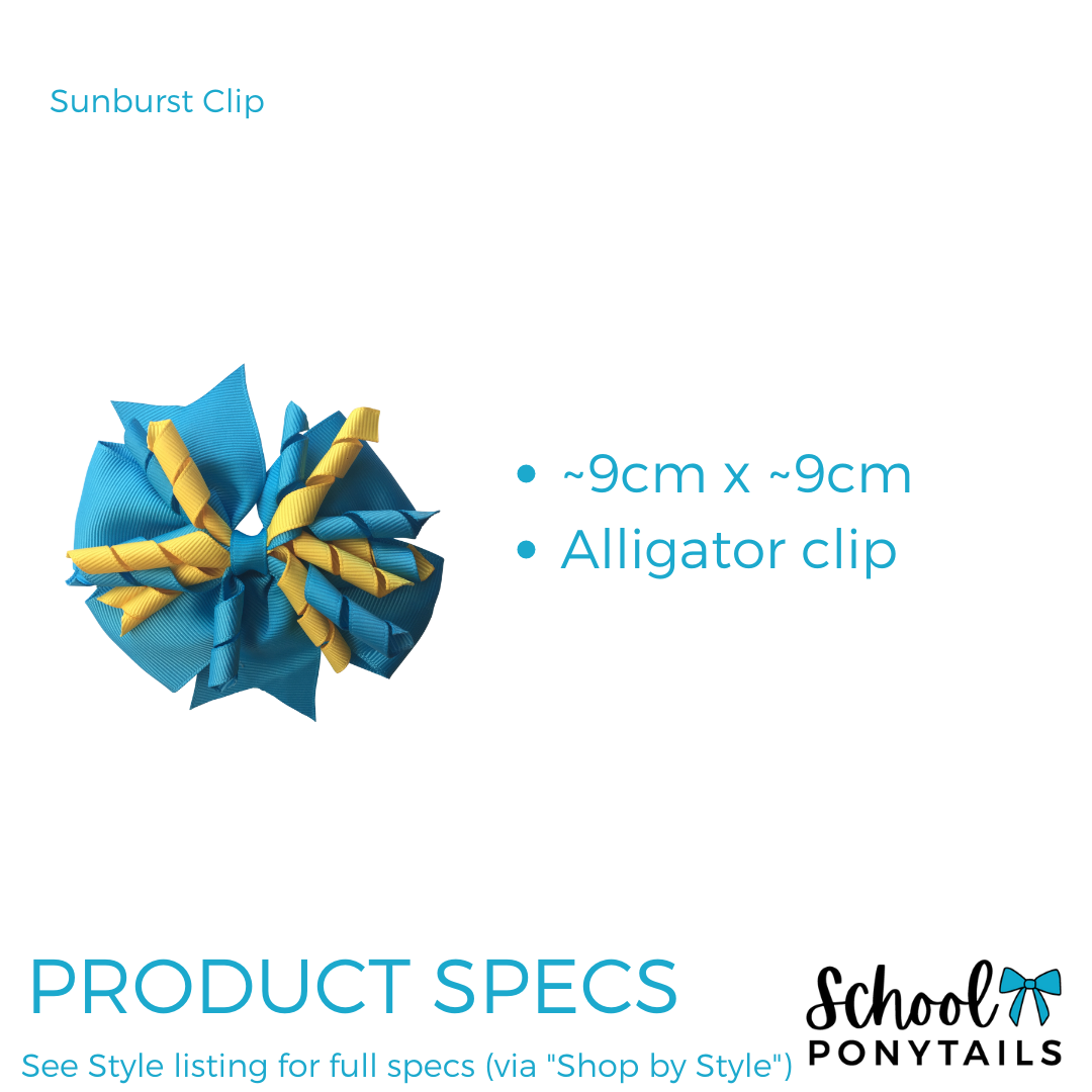 Teal & Navy Hair Accessories