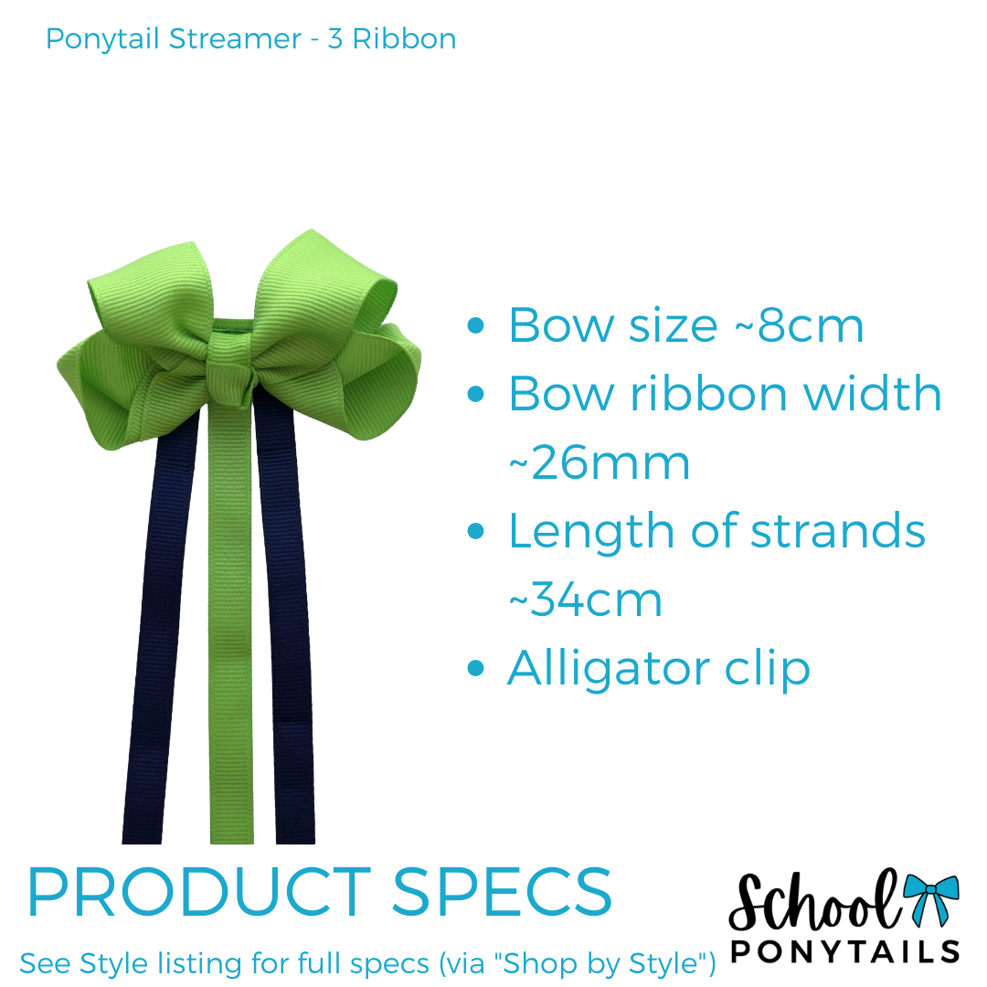 Coral Hair Accessories - Ponytails and Fairytales