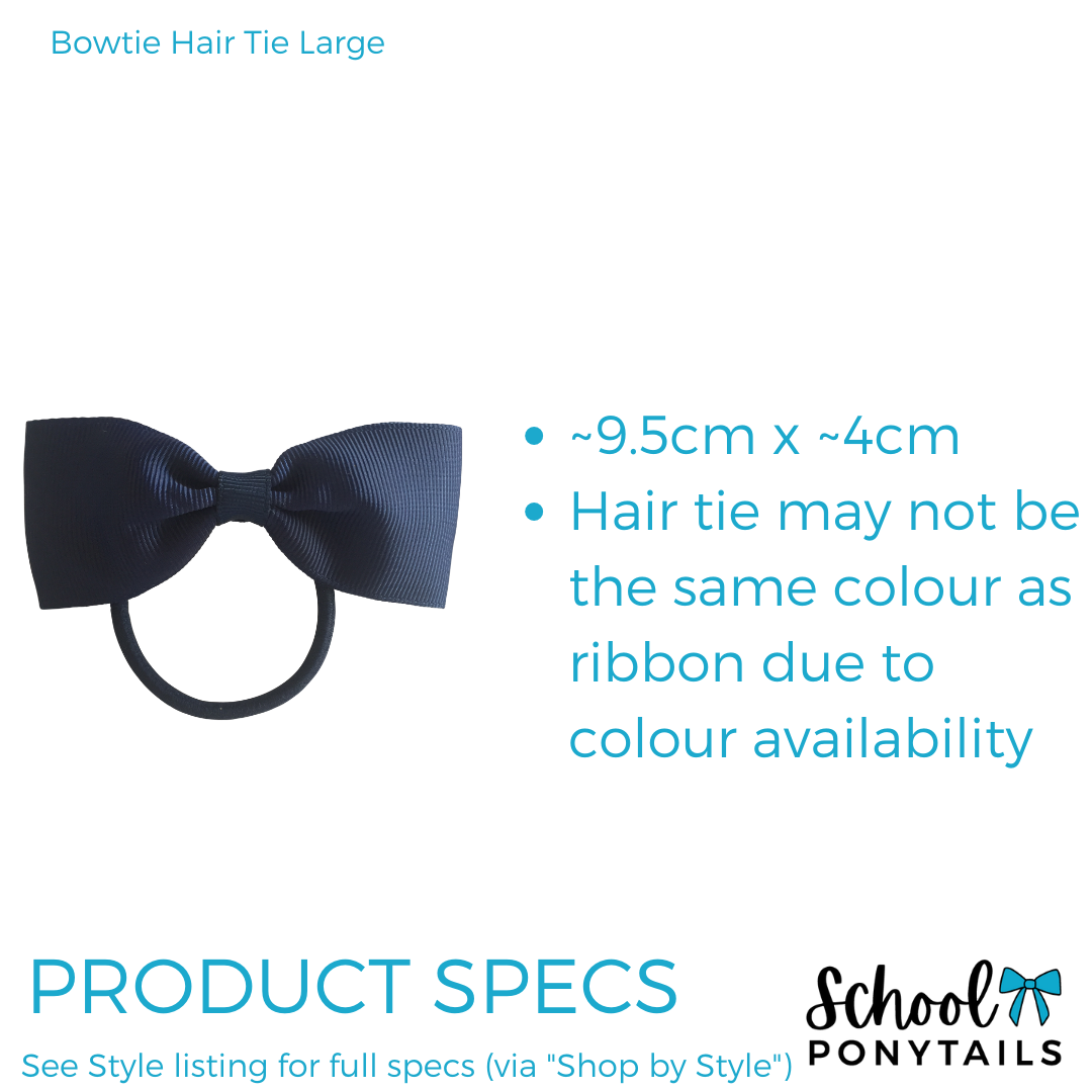 Red & Navy Hair Accessories - Ponytails and Fairytales