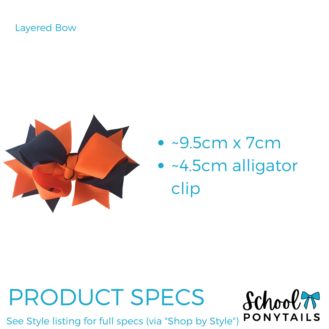 Teal & Navy Hair Accessories