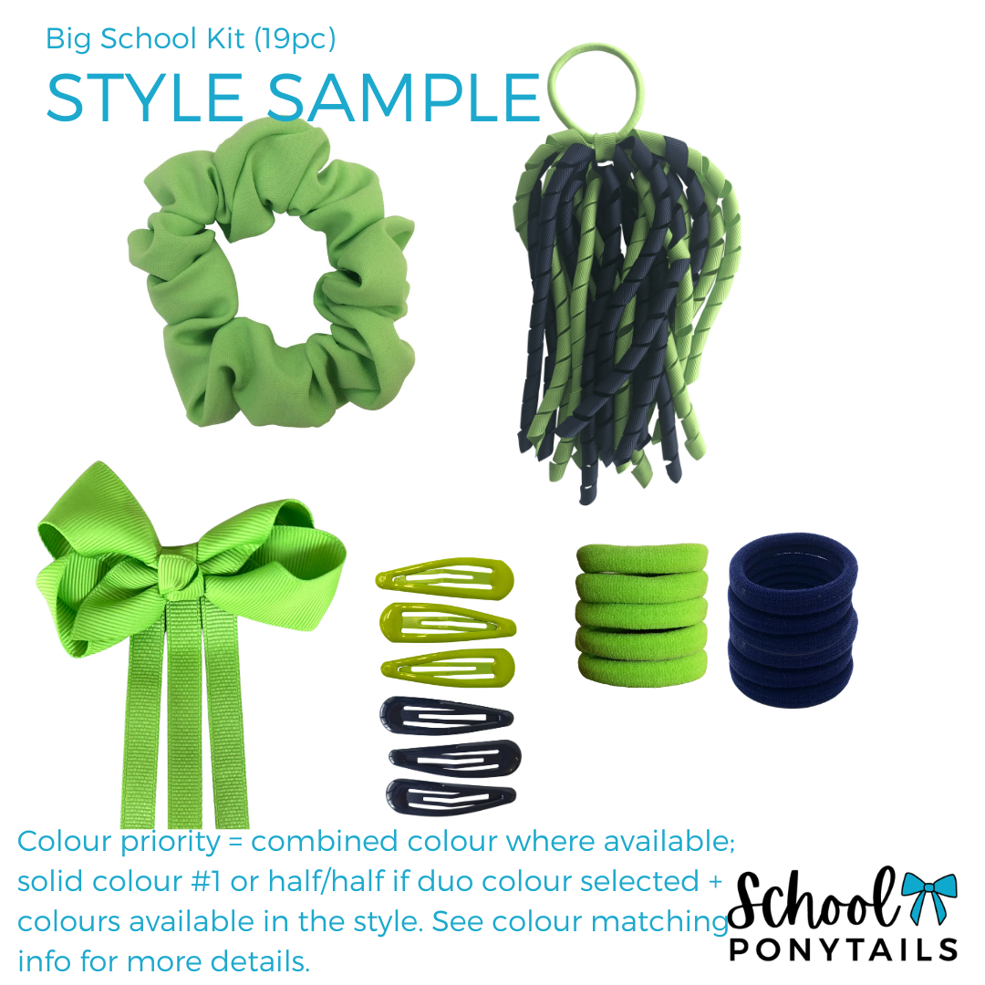 Big School Kit (19pc) - Ponytails and Fairytales