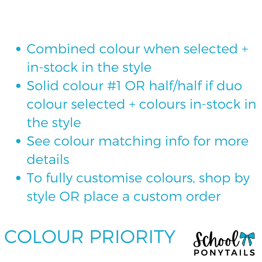 Custom Colours: Choose Your Own (1-2) {Pre-order} - Ponytails and Fairytales