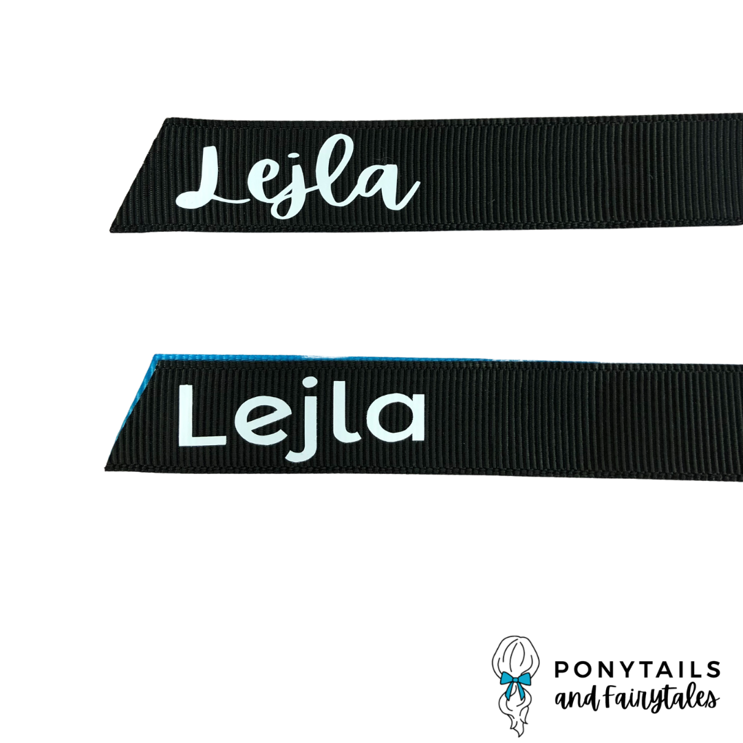 Personalised Ponytail Bow - Ponytails and Fairytales