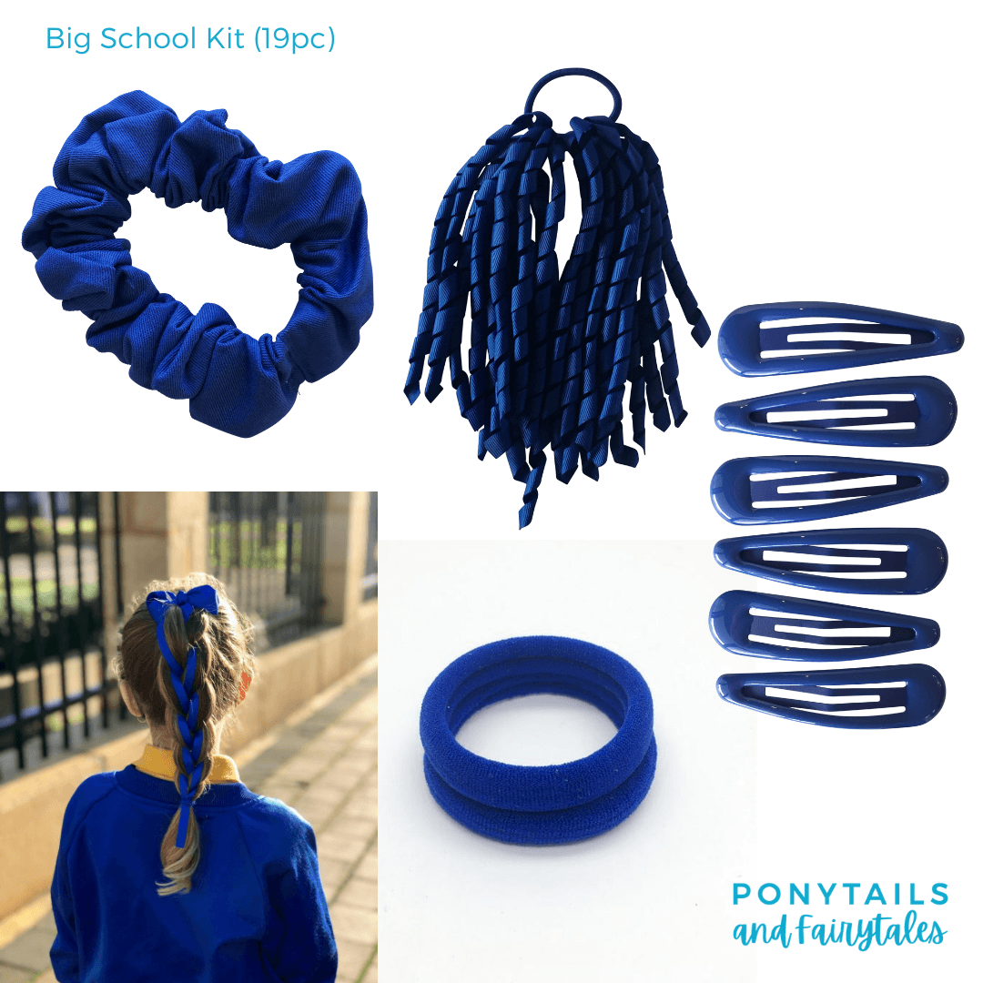 Custom Colours: Choose Your Own (3) - Assorted Hair Accessories - School Uniform Hair Accessories - Ponytails and Fairytales