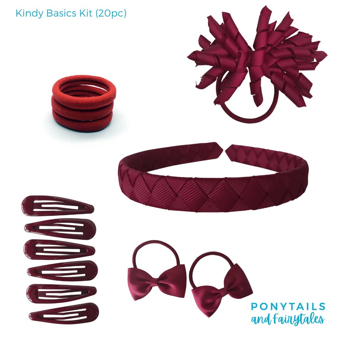 Custom Colours: Choose Your Own (3) - Assorted Hair Accessories - School Uniform Hair Accessories - Ponytails and Fairytales