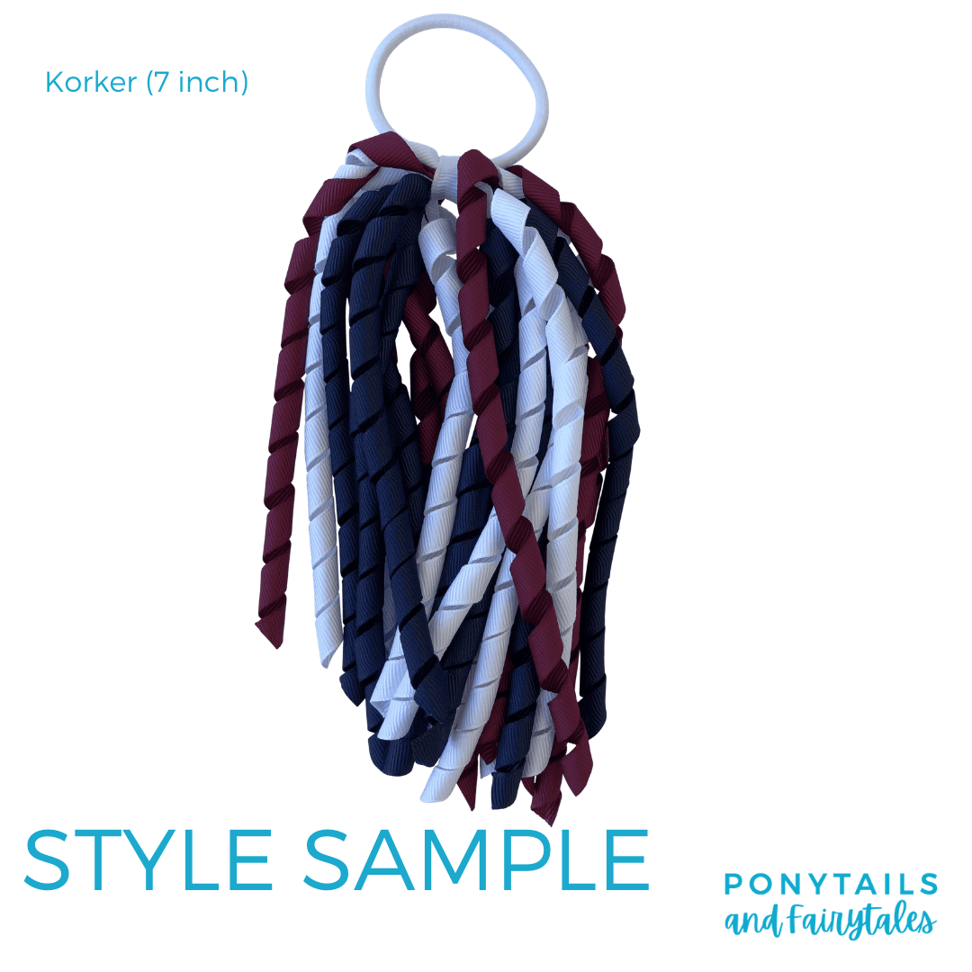 Custom Colours: Choose Your Own (3) - Assorted Hair Accessories - School Uniform Hair Accessories - Ponytails and Fairytales