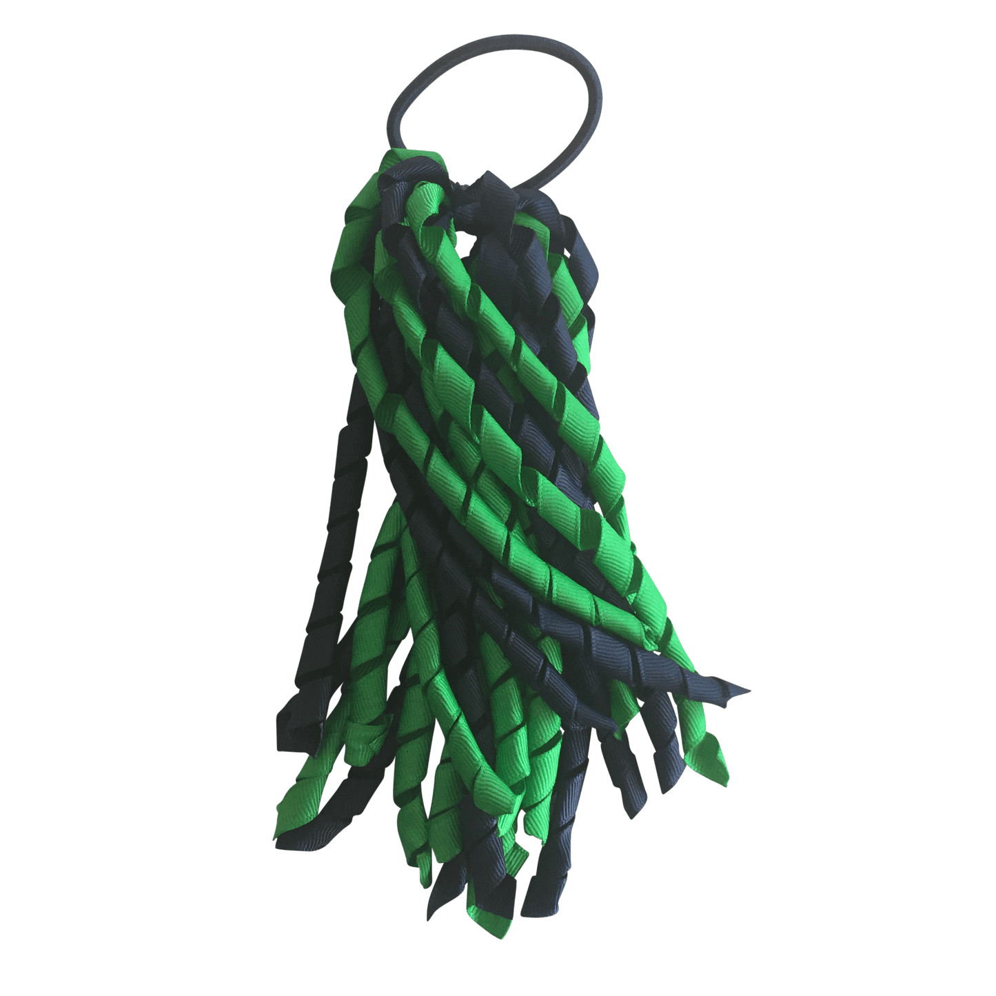 Green & Navy Hair Accessories - Ponytails and Fairytales