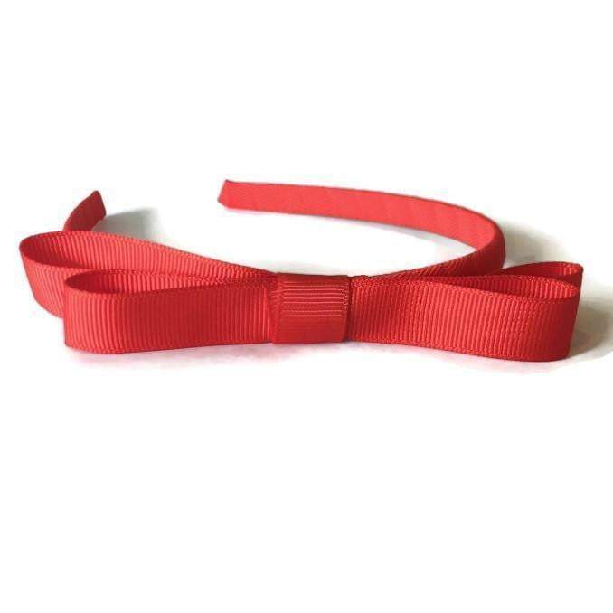 Headband with Tuxedo Bow - Ponytails and Fairytales