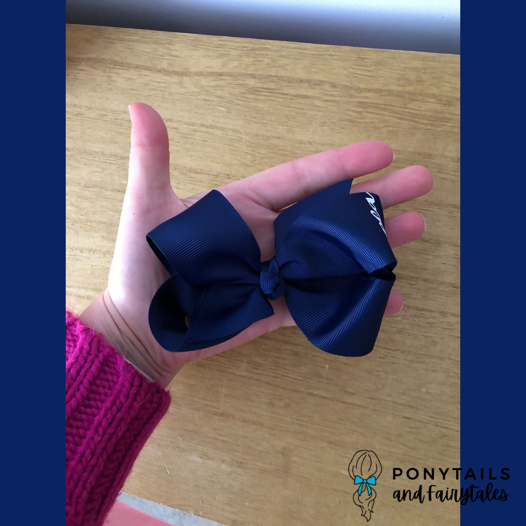 Personalised Big Bow - Ponytails and Fairytales