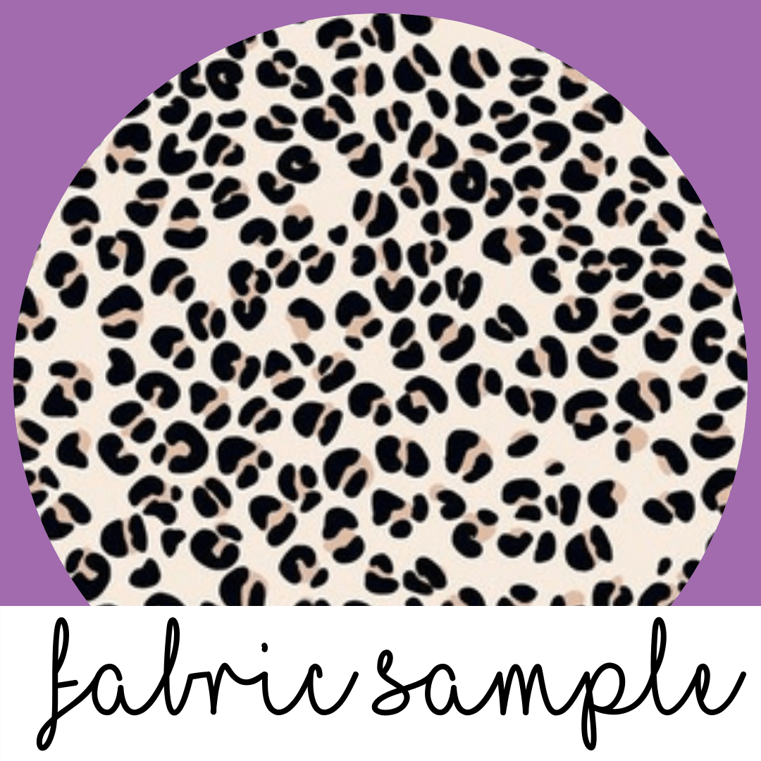 Limited Edition: Leopard Covered Buttons Hair clips Ella Made