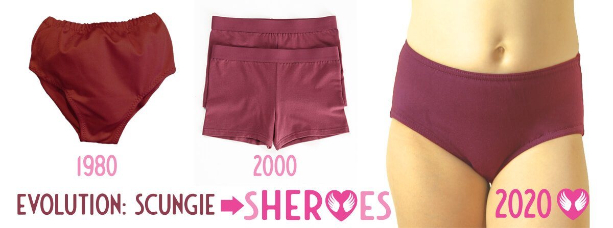 sHEROes School Underwear - Burgundy / Maroon School Underwear sHEROes
