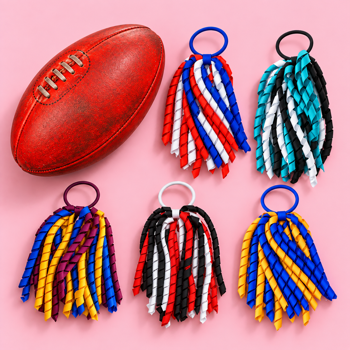 AFL Team Colours & Hair Accessories