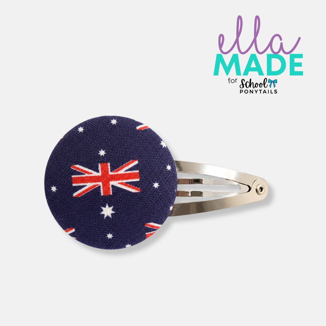 Limited Edition: Aussie Aussie Aussie Covered Buttons - Ponytails and Fairytales