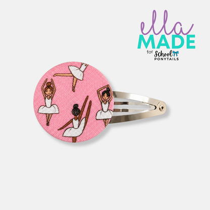Limited Edition: Ballerina Covered Buttons - Ponytails and Fairytales