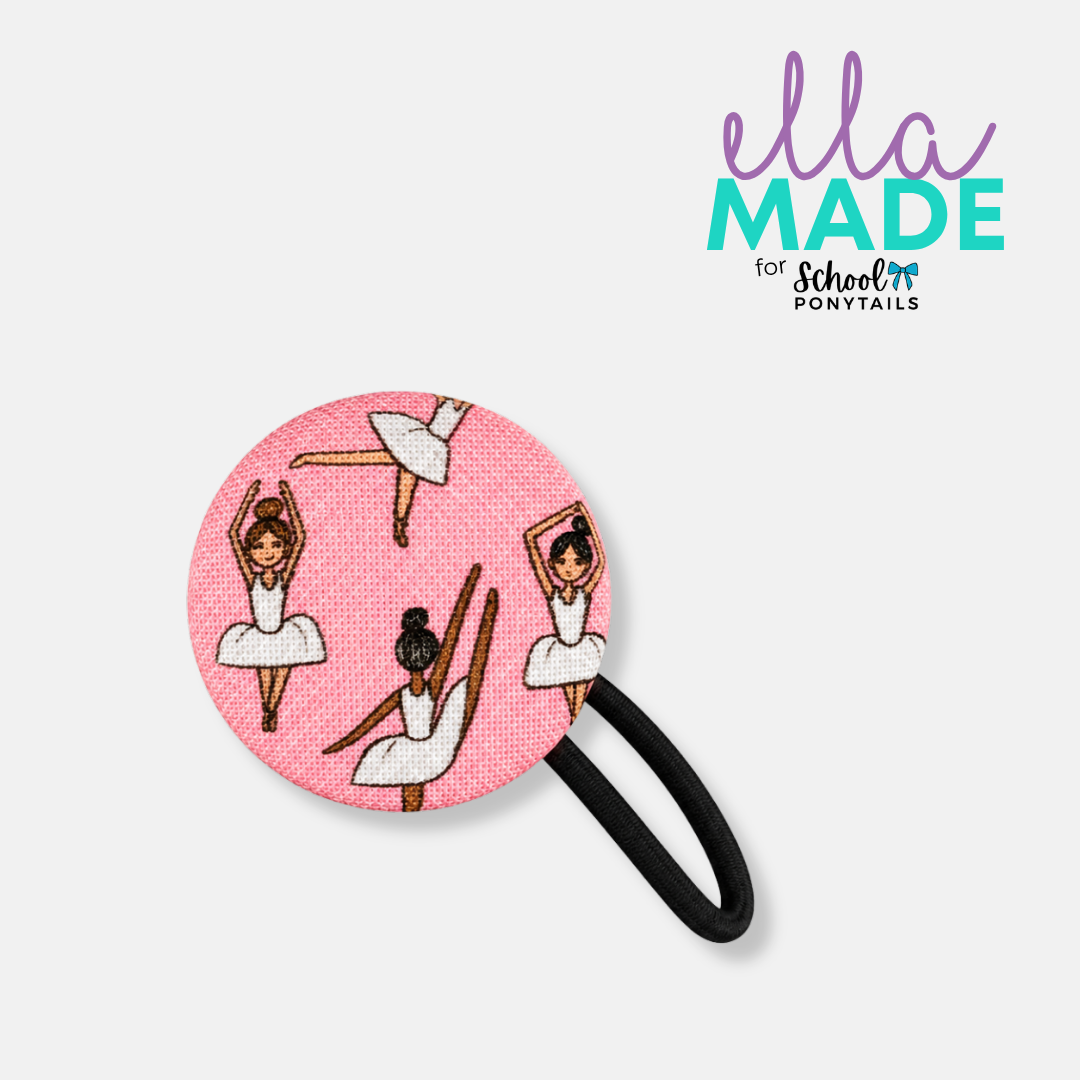 Limited Edition: Ballerina Covered Buttons - Ponytails and Fairytales