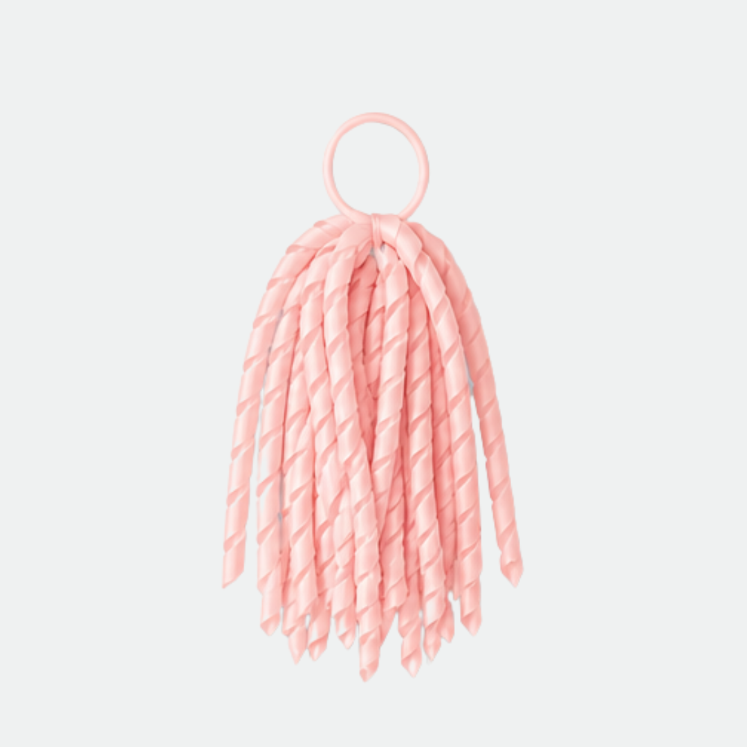 Curly Long Korker Ribbon Hair Tie - Single Colour - Ponytails and Fairytales