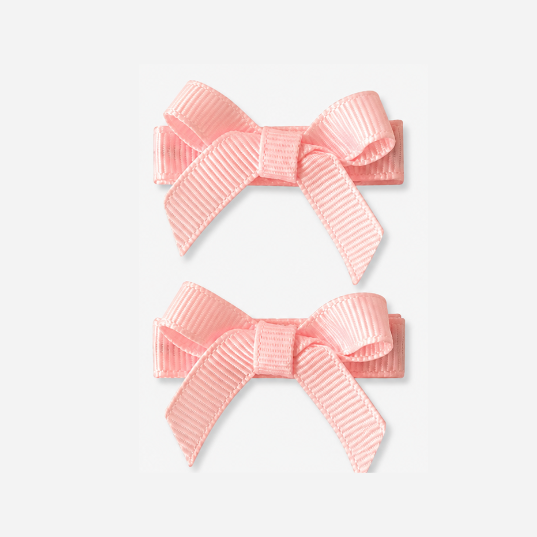 No Slip Bow Clips (2pc) - Ponytails and Fairytales