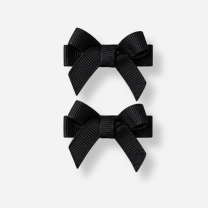 No Slip Bow Clips (2pc) - Ponytails and Fairytales