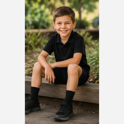 Black School Socks