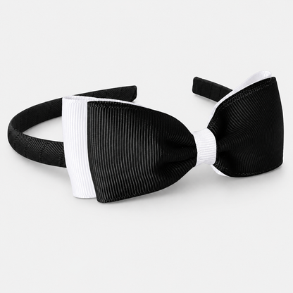 Headband with Bowtie - Multi Colour - Ponytails and Fairytales