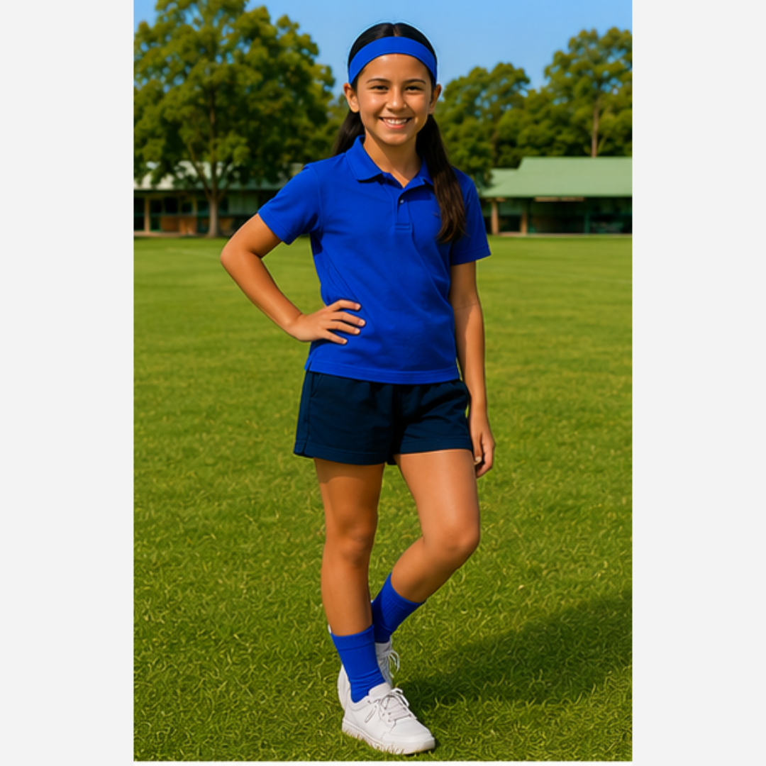 Blue Stretch Headband