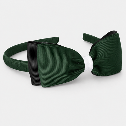 Headband with Bowtie - Multi Colour - Ponytails and Fairytales