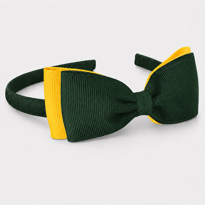 Headband with Bowtie - Multi Colour - Ponytails and Fairytales